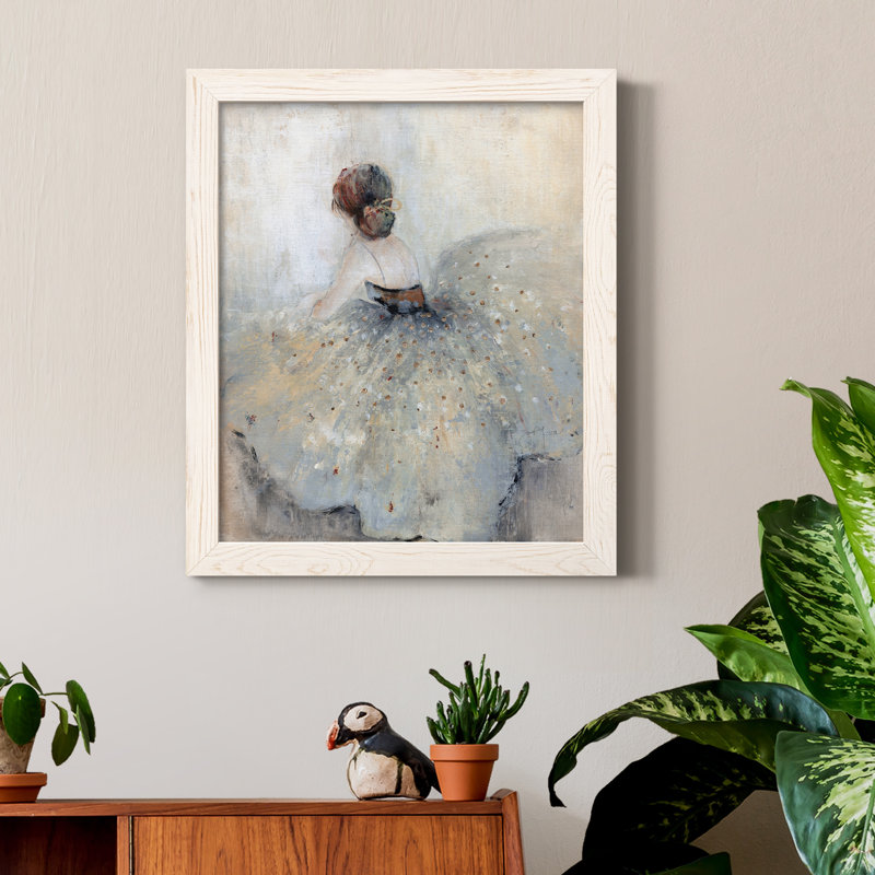 At A Glance - Peinture sur toile encadrée, Toile blanche encadrée, H 20 po x l 17 po x P 1,5 po