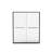 56-60"X70" Aluminum Frame Double Sliding Shower Door,Bypass Bathroom Sliding Door With Premium 5/16" (8Mm) Clear Tempered Glass, Black Hardware Sliding Glass Shower Enclosure,Matte Black Finished
