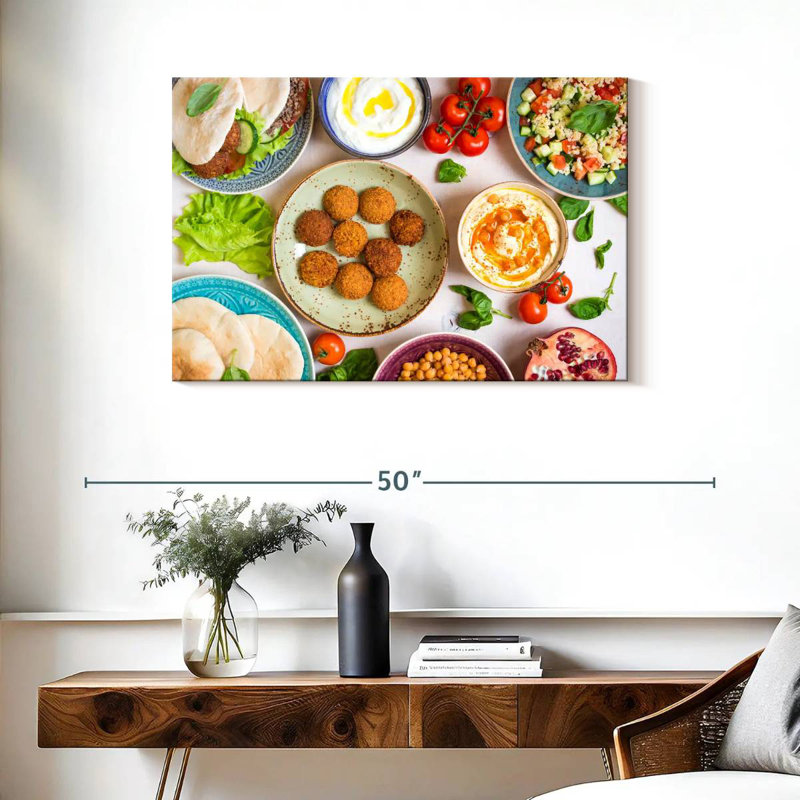 Yarlin Middle Eastern Dishes, 24" H x 36" W