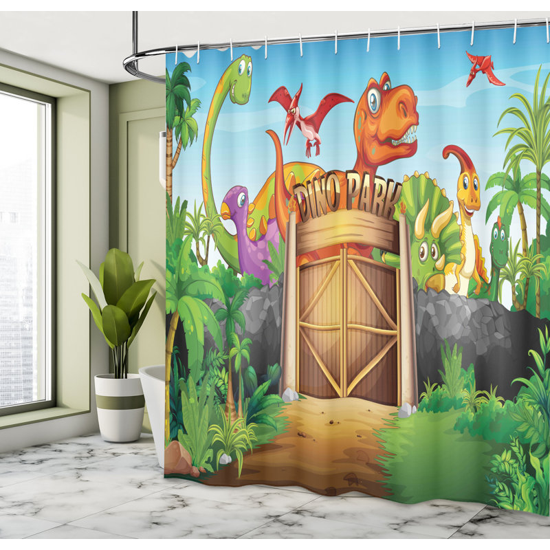 Shower Curtain with Hooks Included, 75"H x 69"W