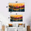 Native Indian Village In AForest Landscape II - Art mural indien - ensemble d'art mural traditionnel-637804901