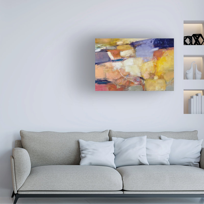 Art sur toile noir, Julia Purinton, H 12 po x l 19 po
