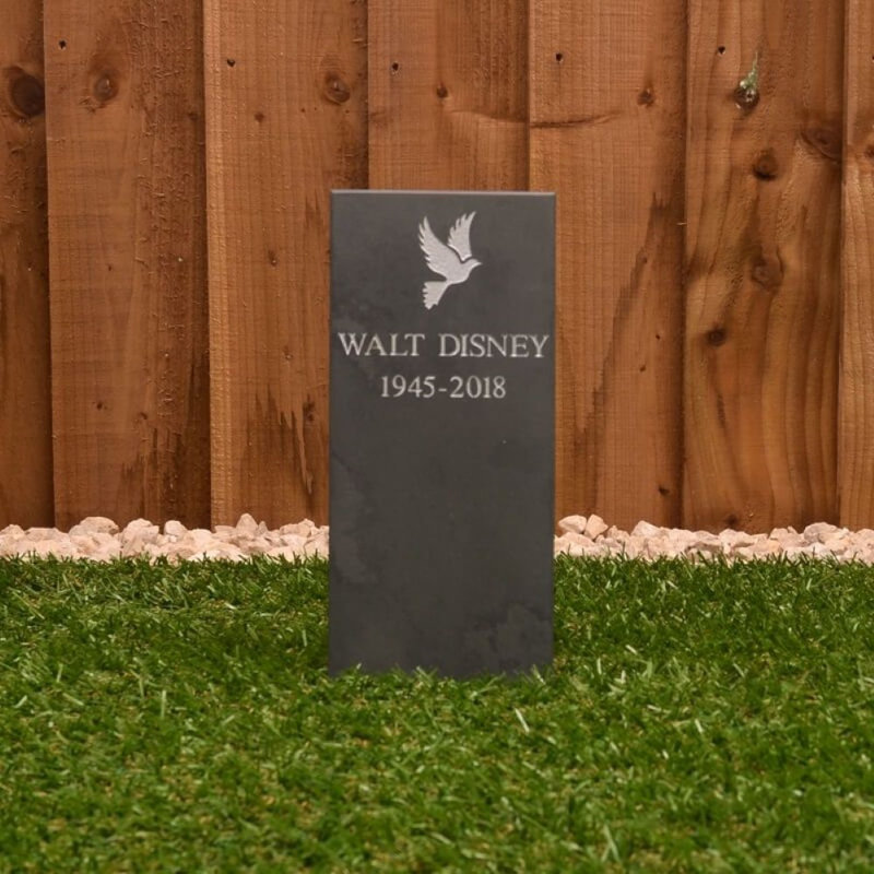 Berthiaume Stone No Theme Memorial Plaque, Yes