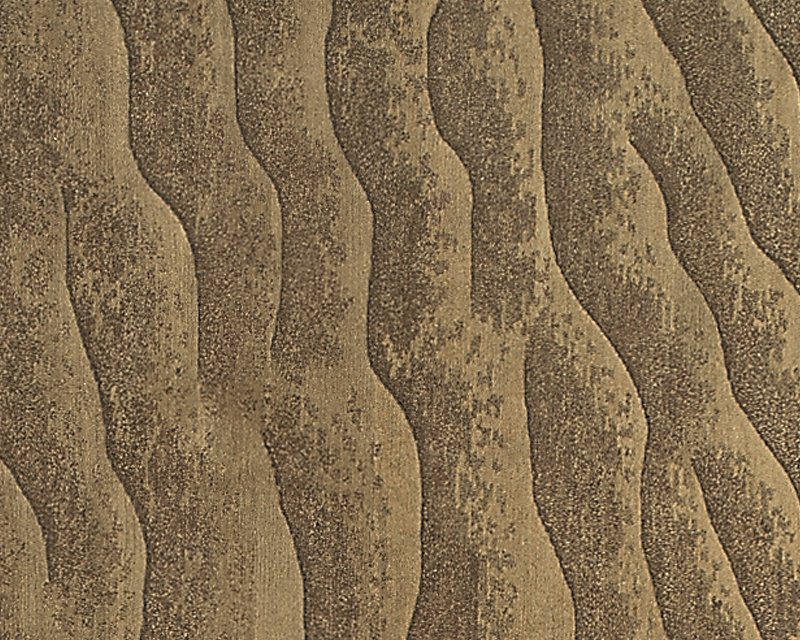 Dunes Wool Abstract Area Rug in Beige/Brown, Rectangle 8' x 10'