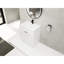 Meuble-lavabo blanc en résine 30 po avec charnières à fermeture en douceur - Aspect autoportant et 2 portes d'armoire de style moderne pour le rangement-130597537-130597544