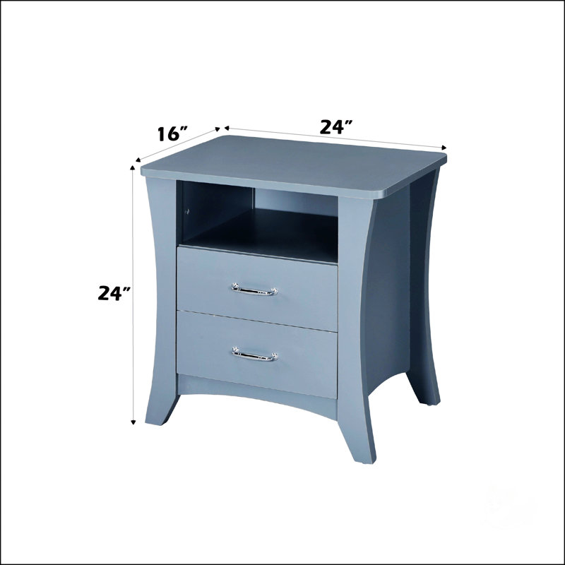 Rustic Accent Table, Gray