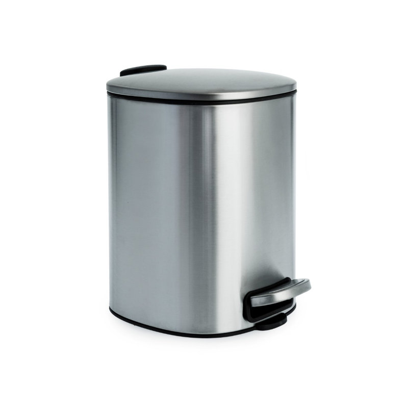 Santorini 5L Bin, Chrome