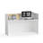 63'' Modern Wood Reception Desk With Storage