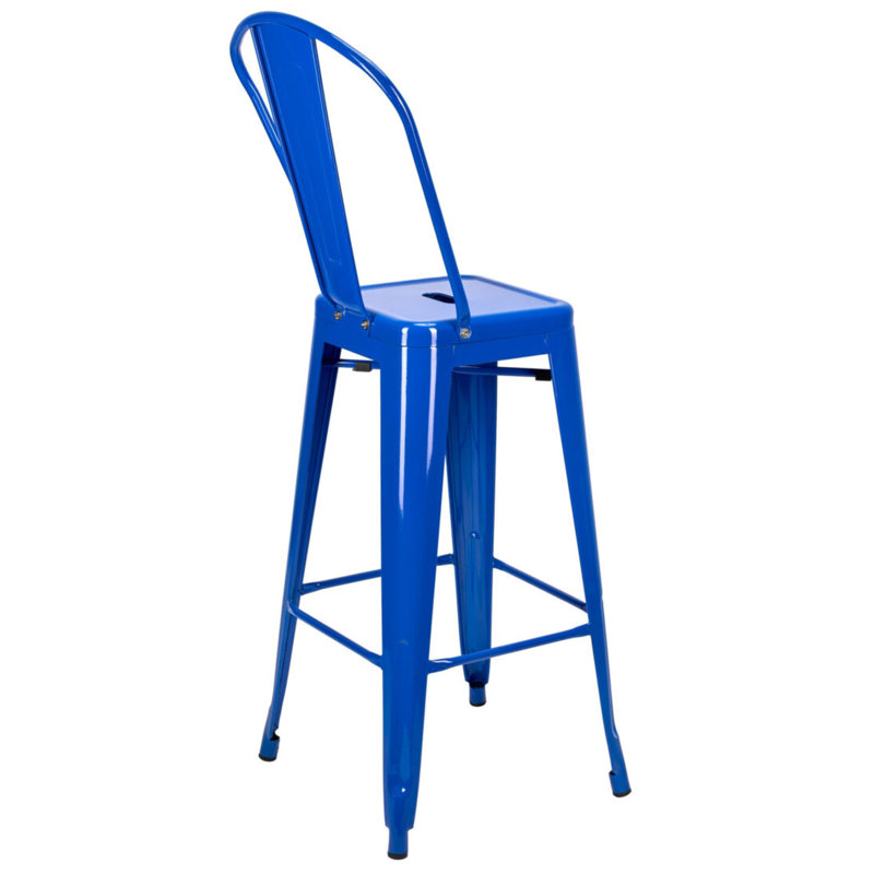 Tabouret de bar en métal Hi Chivari, Île Seymour Nord, Galapagos