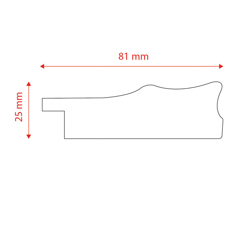 Gurrola Flat Wall Mirror, 57cm H x 147cm W