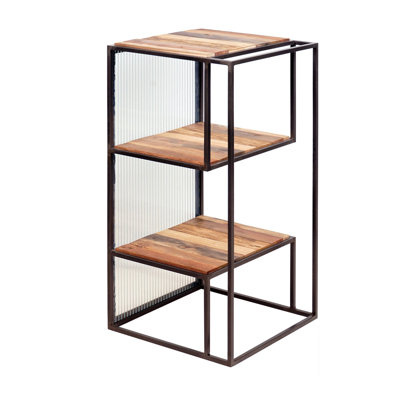 40cm W Solid Wood Shelving Unit