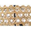 Luminaire suspendu en rotin naturel 16 pouces Dora 4 lumières