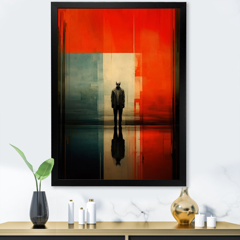 " Lost In Simplicity II ", Black Picture Framed, 32" H x 24" W x 1" D