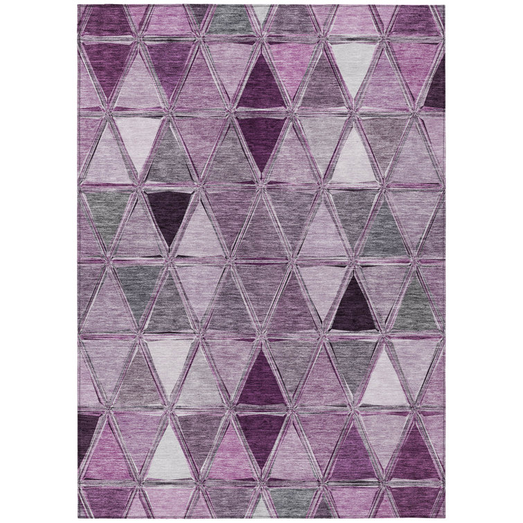 Antuane Washable Geometric Indoor / Outdoor Rug