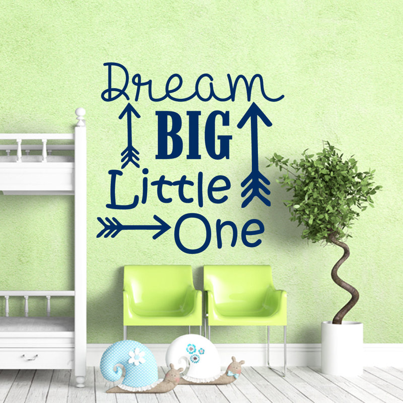 Décalcomanie murale big little rêve Baumeister, Bleu marine