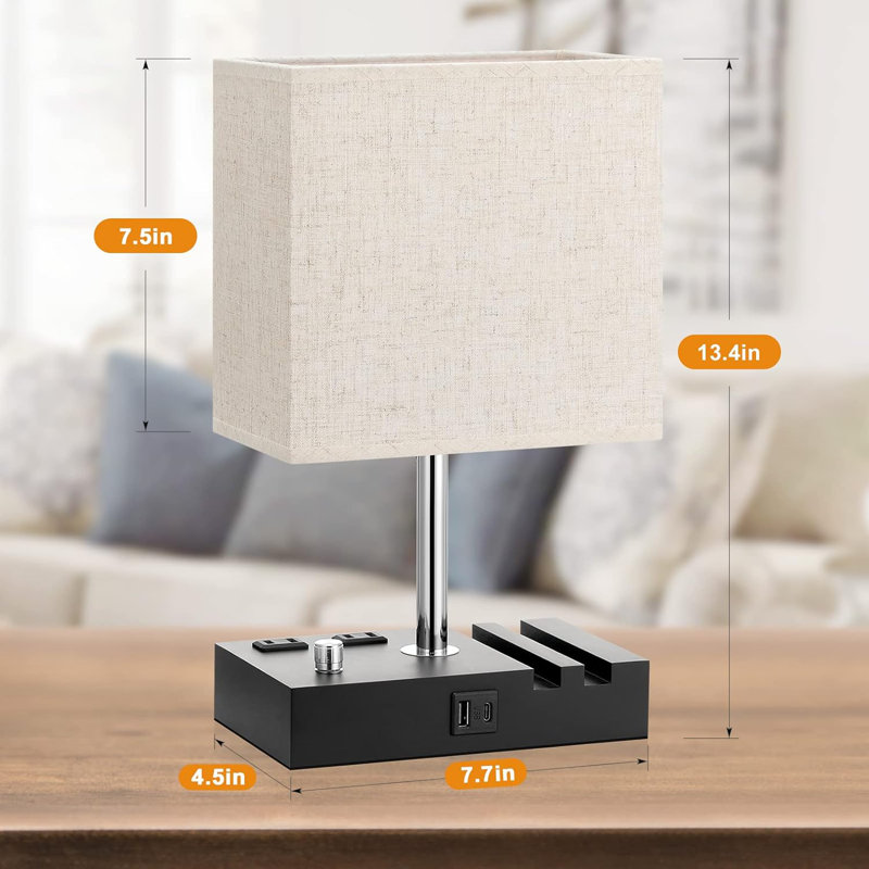 Lerena Metal USB Table Lamp