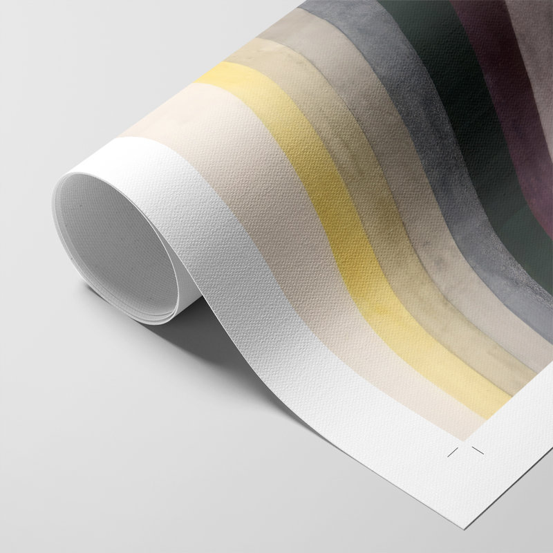 Rainbow Core Diptych II - Impression sur toile seulement - NON CADRE
