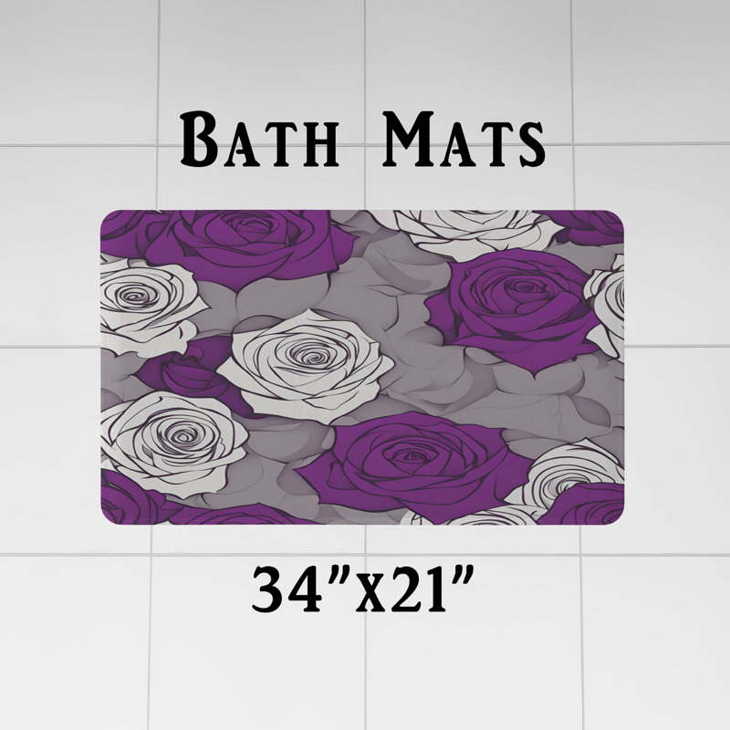 Rideau de douche Floral, H 83 po x l 70 po