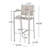 Outdoor Barstools with Durable Rust-Proof Frame and Comfortable Mesh Seating