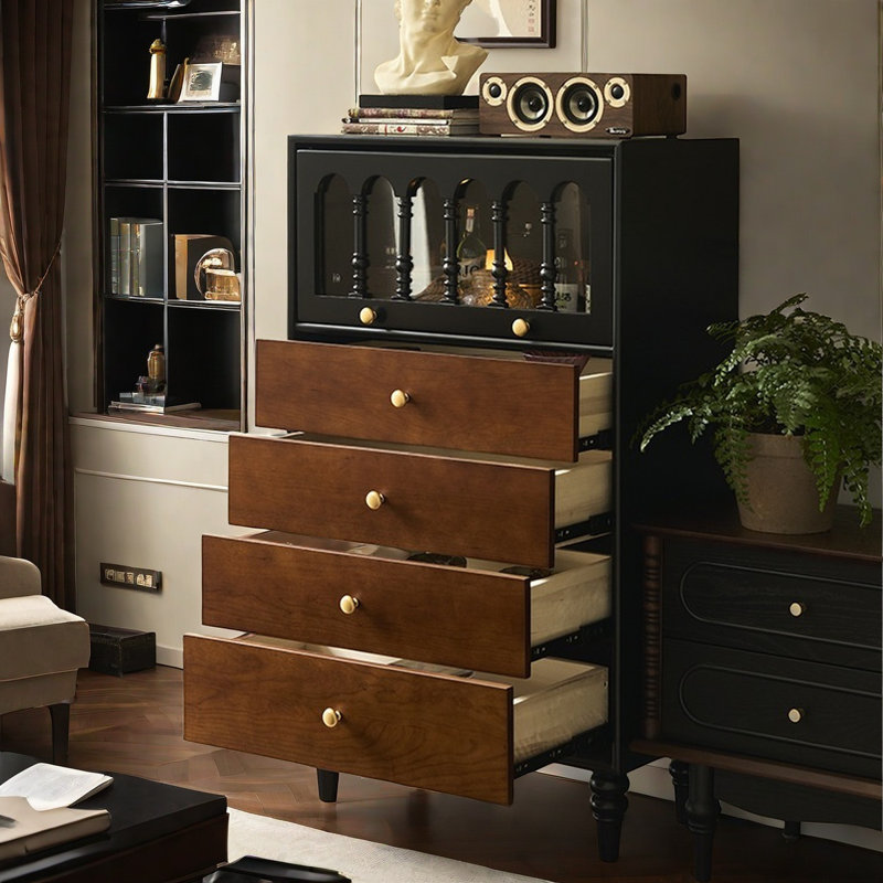 Armoire d'appoint en bois de style Mid-Century