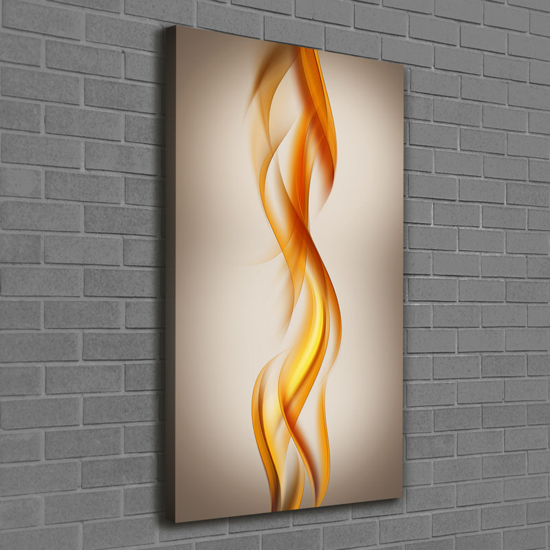 Waves Abstraction - Wrapped Canvas Print