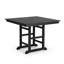 Tables de patio pliantes, table carrée moderne Hdpe 37,8 pouces