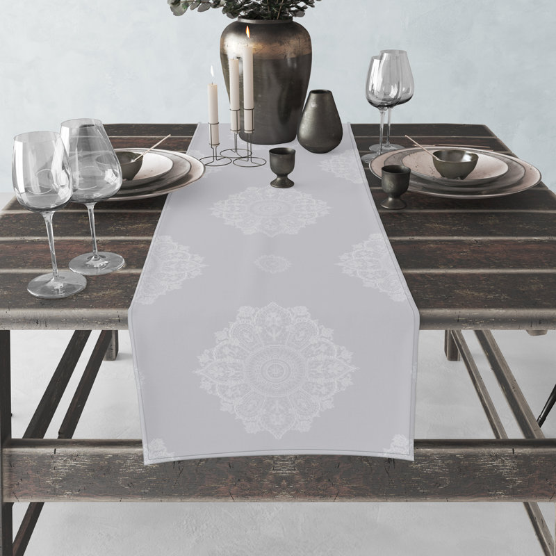 Linges de table Muizza, Rectangle 90 po, Blanc