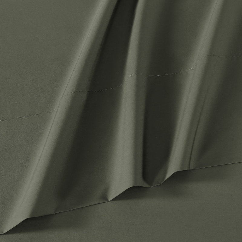 Hotel Sheet Set, Full Sheet Set with 2 Pillowcases, Olive