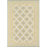 Thompson Wool Oriental Area Rug in Gold