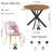 Lawanda 4 Seats Round Dining Table Set-16886162