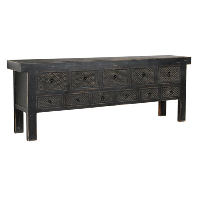 Lahey 93'' Solid Wood Console Table