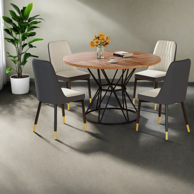 Ensembles de table de salle à manger (doivent inclure à la fois la table et la chaise), cuisine moderne en bois aggloméré de 47,3 po