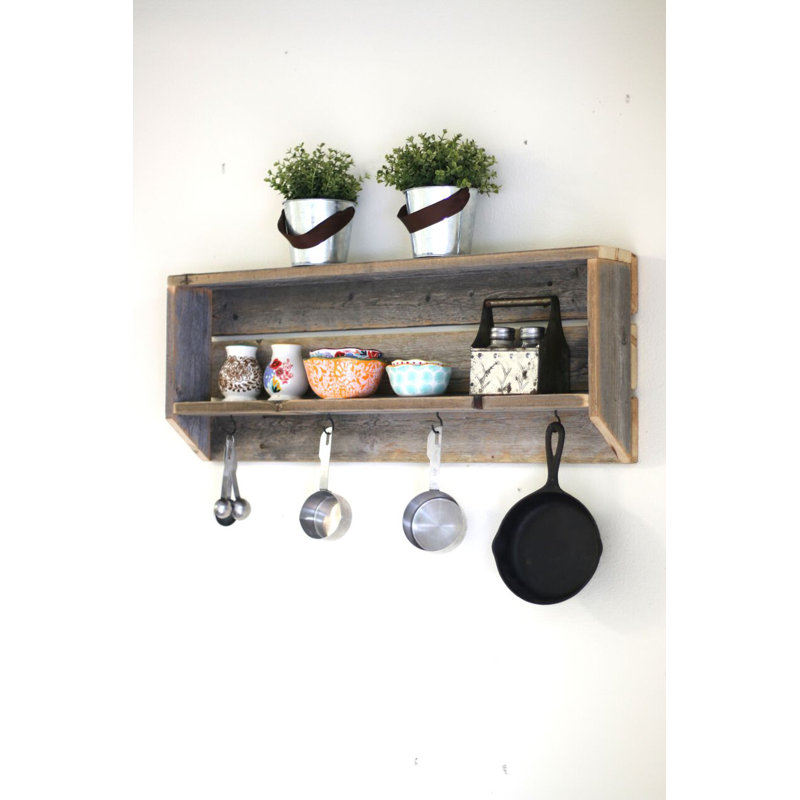 Wiscasset Accent Shelf, Natural