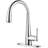 Lita Pull Down Single Handle Kitchen Faucet-35197956