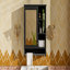 Armoire de rangement murale 2 en 1 avec tablette réglable et armoire d'appoint-1721676675