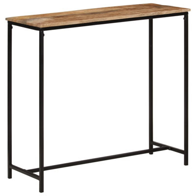 Aspacio 80cm Solid Wood Top Console Table