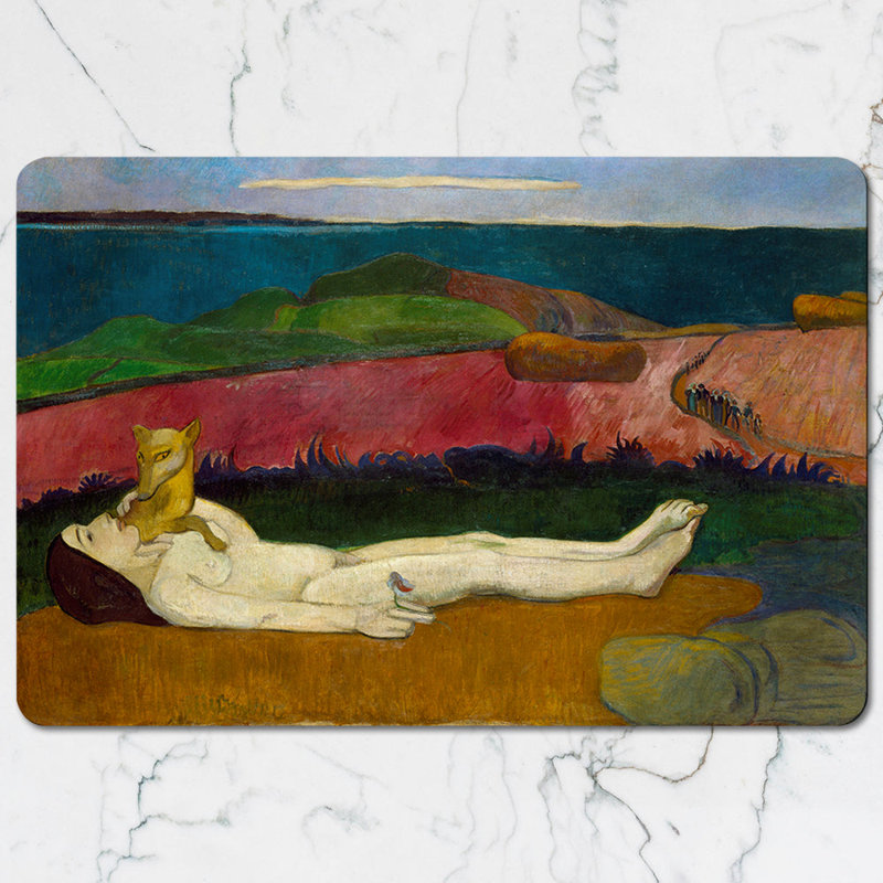 Nude Reclining Landscape Placemats And Coasters Set