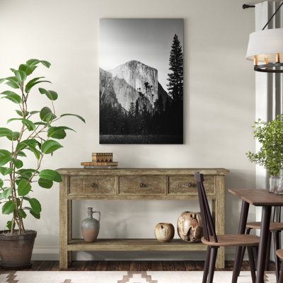 El Capitan in Shadow 1 Piece Wall Art on Canvas