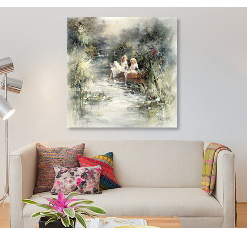 « springshine », reproduction sur toile, H 12 po x l 12 po x P 1,5 po