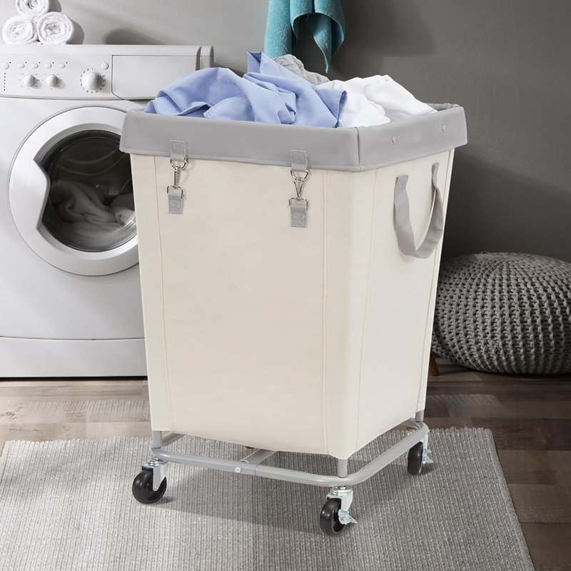 Heavy Duty Steel Frame Commercial Laundry Basket