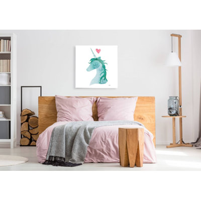 «Unicorn Magic II» par Melissa Averinos, art mural en verre acrylique