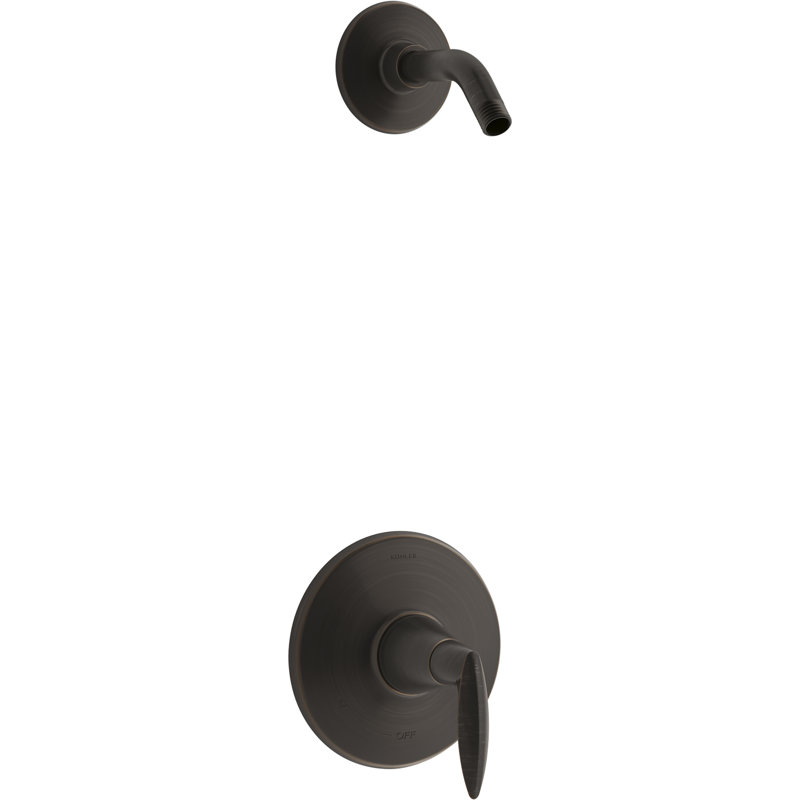 Kohler Alteo Rite-Temp Shower Valve Trim with Lever Handle, Less Showerhead, Oil-Rubbed Bronze