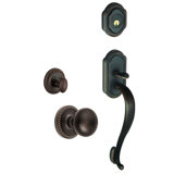 Newport Handle with Knob and Deadbolt and Rosette