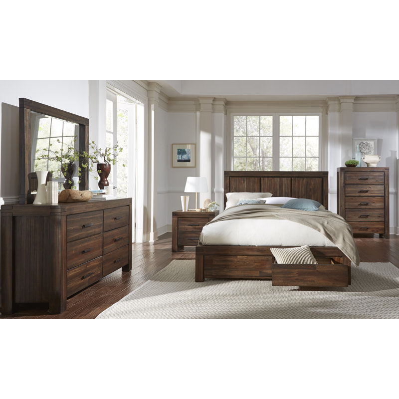 Emanuel Storage Platform Bed, King