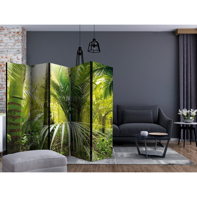 225cm W x 172cm H 5 - Panel  One Sided Room Divider Folding Room Divider