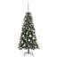 Vidaxl Artificial Christmas Tree With 150 Leds Green 66 X 66 X 150 Cm-118782077-118782079