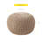 Cotton Round Pouf Foot Stool Ottoman -111721925