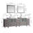  96" Double Bathroom Vanity Set with Mirror-27042736