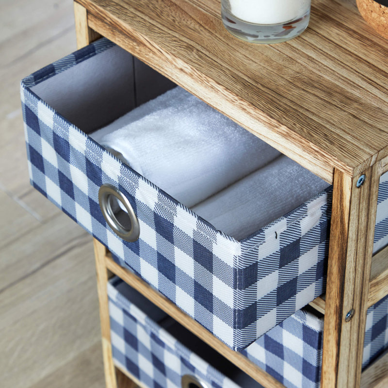 Shadybrook 3 Fabric Drawer Storage Chest Unit
