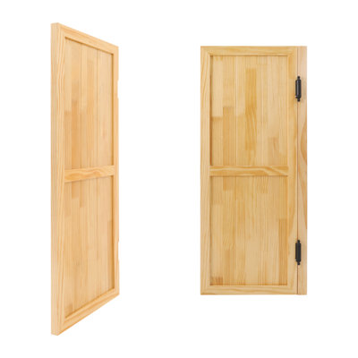 42-Inch Swing Partition Door, Saloon Style Wood Half Door
